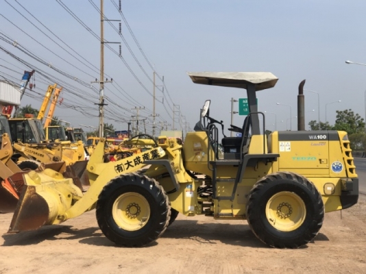 ขายรถตักล้อยาง KOMATSU WA100-3 (1,XXX ชั่วโมง) นำเข้าเองจากญี่ปุ่น สภาพสวยพร้อมใช้ มีVDOการทำงานครับ