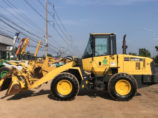 ขายรถตักล้อยาง KOMATSU WA100-5 แขนยาวพิเศษ นำเข้าเองจากญี่ปุ่น สภาพสวยพร้อมใช้ มีVDOการทำงานครับ ขายรถตักล้อยาง KOMATSU WA100-5 แขนยาวพิเศษ นำเข้าเองจากญี่ปุ่น สภาพสวยพร้อมใช้ มีVDOการทำงานครับ