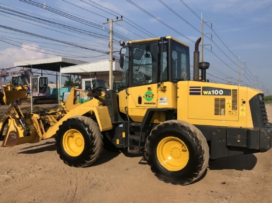 ขายรถตักล้อยาง KOMATSU WA100-5 แขนยาวพิเศษ นำเข้าเองจากญี่ปุ่น สภาพสวยพร้อมใช้ มีVDOการทำงานครับ ขายรถตักล้อยาง KOMATSU WA100-5 แขนยาวพิเศษ นำเข้าเองจากญี่ปุ่น สภาพสวยพร้อมใช้ มีVDOการทำงานครับ