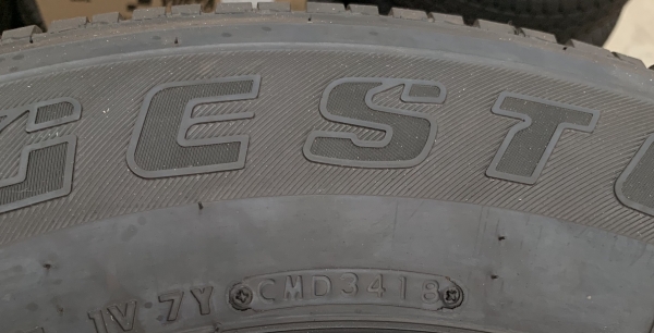 ล้อแม็ก Toyota Fortuner BMC (สีดำ) MidnightShine ขอบ17 พร้อมยางป้ายแดง 265-65-17 Bridgestone สีแท้จากศูนย์ ยางตุ่มอลัง มีเส้นสี