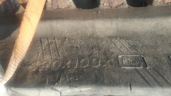 สินค้าหายากที่สุด*งานนำเข้าจากญี่ปุ่น มาแล้วคะ* แทรคยางฟันแหลม /ฟันหมา* ขนาด 420 *54(ข้อ)*100 /420*100*54(ข้อ) สินค้าหายากที่สุด*งานนำเข้าจากญี่ปุ่น มาแล้วคะ* แทรคยางฟันแหลม /ฟันหมา* ขนาด 420 *54(ข้อ)*100 /420*100*54(ข้อ)