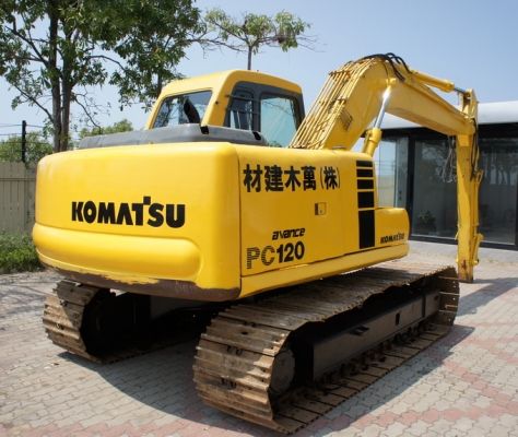 PC120-6E แขนยาวแท้จากญี่ปุ่น พร้อมไลน์หัวเจาะ 2 ชุด สามารถต่ออุปกรณ์เสริมได้หลายอย่าง ช่วงล่างสวย สภาพดี ราคาถูก