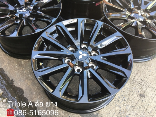 ล้อแม็ก 6รู139 Mitsu New Triton Plus สีดำ ขอบ17 สีแท้จากศูนย์