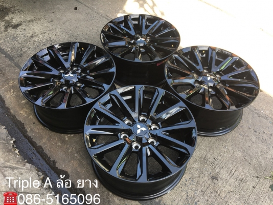 ล้อแม็ก 6รู139 Mitsu New Triton Plus สีดำ ขอบ17 สีแท้จากศูนย์