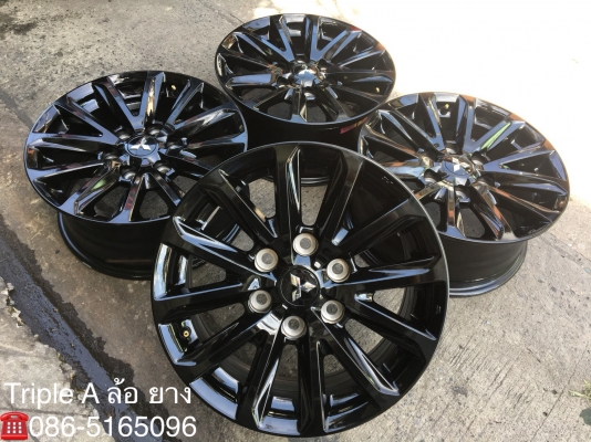 ล้อแม็ก 6รู139 Mitsu New Triton Plus สีดำ ขอบ17 สีแท้จากศูนย์