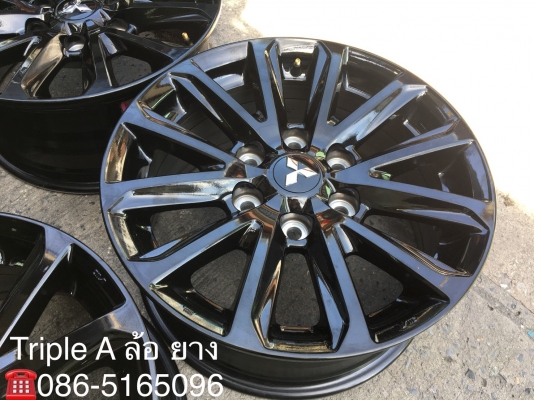 ล้อแม็ก 6รู139 Mitsu New Triton Plus สีดำ ขอบ17 สีแท้จากศูนย์