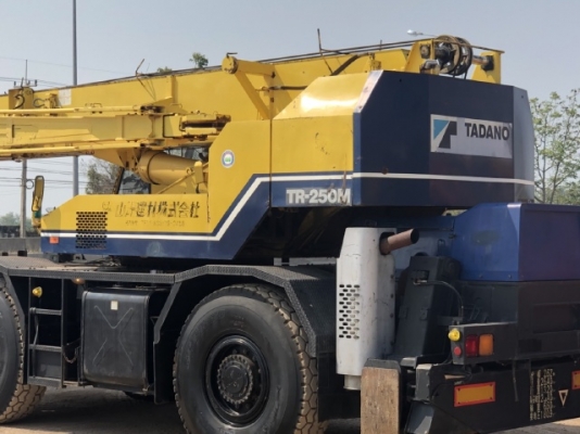 ขายรถเครน TADANO TR250M-5 (ขนาด 25 ตัน) ปี 1995 รถนอกนำเข้าจากญี่ปุ่น สภาพสวยพร้อมใช้ มีVDOการทำงานครับ ขายรถเครน TADANO TR250M-5 (ขนาด 25 ตัน) ปี 1995 รถนอกนำเข้าจากญี่ปุ่น สภาพสวยพร้อมใช้ มีVDOการทำงานครับ