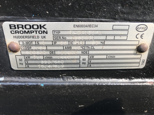 ขายปั๊มน้ำหอยโข่ง Groundfos ใบพัดทองเหลือง ขนาดเข้า 4นิ้ว ออก 3นิ้ว รุ่นแรงดันสูง ชนมอเตอร์ 10HP. 380V สภาพสวยมาก หมุนนิ่ม พร้อมใช้งาน
