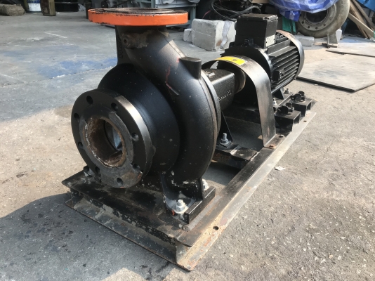 ขายปั๊มน้ำหอยโข่ง Groundfos ใบพัดทองเหลือง ขนาดเข้า 4นิ้ว ออก 3นิ้ว รุ่นแรงดันสูง ชนมอเตอร์ 10HP. 380V สภาพสวยมาก หมุนนิ่ม พร้อมใช้งาน