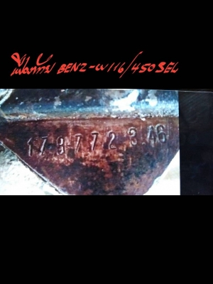 เฟืองท้าย BENZ-W116-450SEL  พร้อมเพลาข้าง ชุดนี้ 15000 บาท