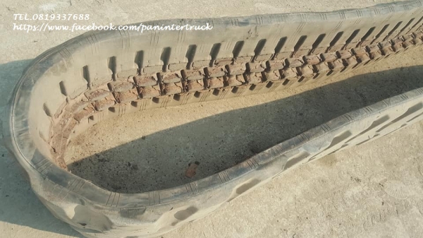 RUBBER TRACK แทรคยาง เก่าญี่ปุ่น สำหรับรถขุดไซค์ 60, 65, 75 ได้ / ขนาด450 *74(ข้อถี่) *83.5 / สินค้า RUBBER TRACK แทรคยาง เก่าญี่ปุ่น สำหรับรถขุดไซค์ 60, 65, 75 ได้ / ขนาด450 *74(ข้อถี่) *83.5 / สินค้า