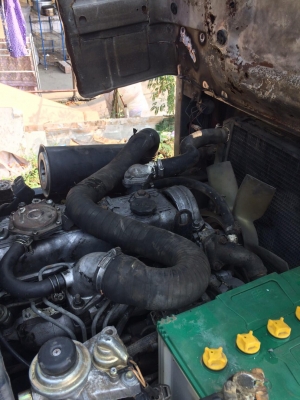 รถฟอร์ดลิฟKomatsu FD10T รุ้น11เครื่องisuzu 4FE1 เกียร์ธรรมดา เสา3ม.