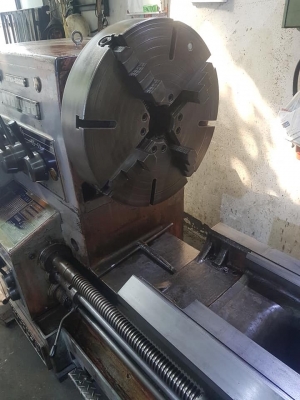 ขายถูกๆ เครื่องกลึงมือสองรุ่นหนัก(เก่านอก-แห้งๆญี่ปุ่น) KYOKUTO DYNA-1200 กลึงได้โต 1200มม. หนักๆ นิ่งๆ แน่นๆ ครับ