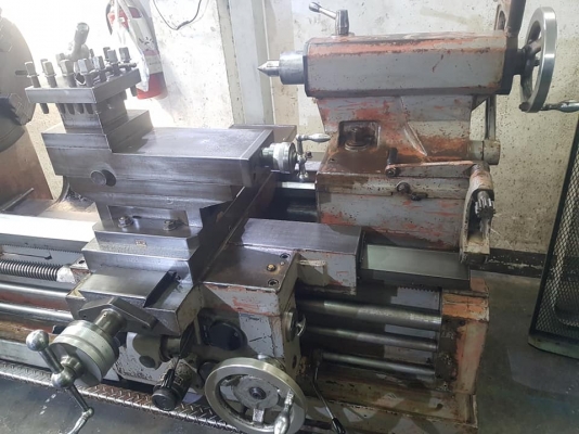 ขายถูกๆ เครื่องกลึงมือสองรุ่นหนัก(เก่านอก-แห้งๆญี่ปุ่น) KYOKUTO DYNA-1200 กลึงได้โต 1200มม. หนักๆ นิ่งๆ แน่นๆ ครับ