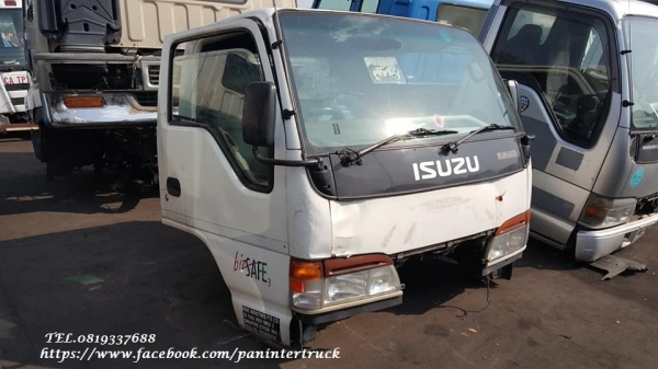 FROM JAPANขายถูกด่วนๆหัวเก๋งรถบรรทุก4 ล้อใหญ่ ,6 ล้อเล็ก /  CABIN ISUZU รุ่น: NKR , NHR , MHR69E