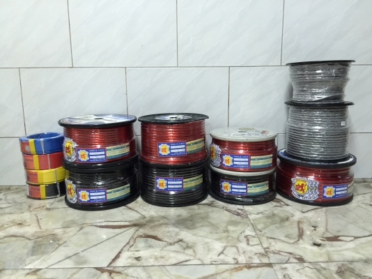 ขายสายแบต RED LION เบอร์ 10,16,20,35 สีแดงทองแดงแท้