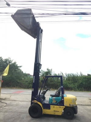 ฟอล์คลิฟต์ มือ 2 นำเข้าจากประเทศญี่ปุ่น เสาสูง  4.5-5.5 เมตร งาฮิ้ง