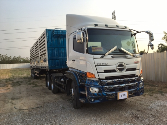 ขายหัวลาก Hino Victory 344ปี60 พร้อมหางเทเลอร์คอก12.5เมตร บรรทุกสินค้าได้ 32.500 ตัน