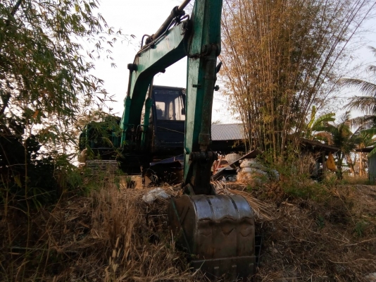 ขายรถแมคโค kobelco sk120 พร้อมแทนเลอร์10 ล้อ