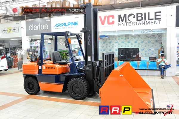 ขายรถโฟล์คลิฟท์มือสอง TOYOTA รุ่น 5FG35-20020 นำเข้าจากประเทศญี่ปุ่น 100\% ไม่เคยใช้งานในไทย ขายรถโฟล์คลิฟท์มือสอง TOYOTA รุ่น 5FG35-20020 นำเข้าจากประเทศญี่ปุ่น 100\% ไม่เคยใช้งานในไทย