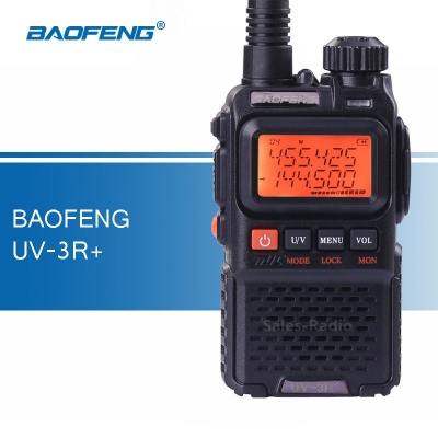 วิทยุสื่อสาร BAOFENG uv-3r+ แพ็คคู่ หายาก ได้ทั้ง 2 คลื่น UHF/VHF