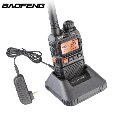 วิทยุสื่อสาร BAOFENG uv-3r+ แพ็คคู่ หายาก ได้ทั้ง 2 คลื่น UHF/VHF