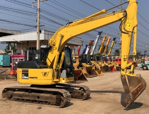 ขายรถขุด KOMATSU PC128US-2E1 (เทียบเท่ารุ่น 7) มีลายหัวกระแทก นำเข้าเองจากญี่ปุ่น สภาพสวยพร้อมใช้ มีVDOครับ