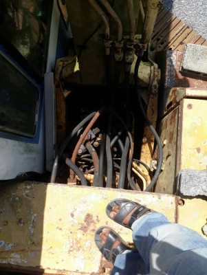 ขายรถแบคโฮ KOMATSU PC120-3 โซ่ช่วงล่างใหม่ ราคา 420000