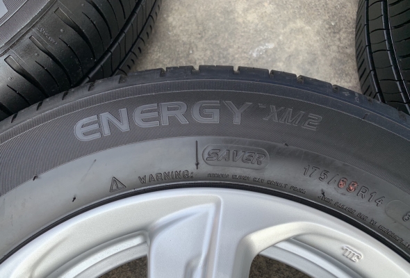 ล้อแม็ก Honda Brio Amaze ขอบ 14  พร้อมยาง 175-65-14 Michelin ปี 16 แม็กสวย ดอกยางเต็มๆ