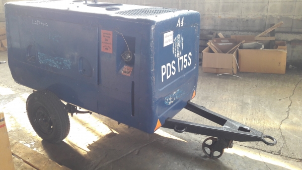 ขายเครื่องปั๊มลม แบบลากจูง Airman PDS175S # ขนาด 7 บาร์ 175cfm เครื่อง ISUZU C240 สภาพดี  พร้อมใช้  110000 บาท  โทร084-5424150 line id : rapinzat
