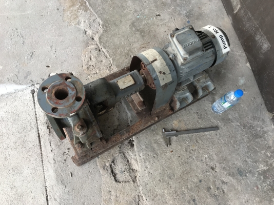 ขายปั๊มน้ำหอยโข่ง Ebara 50x40FSH ใบพัดทองเหลือง ขนาดเข้า 2นิ้ว ออก 1.5นิ้ว พร้อมมอเตอร์ 3HP. 380V สภาพดีเดิมๆ หมุนนิ่ม พร้อมใช้งาน