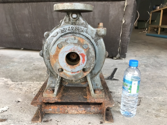 ขายปั๊มน้ำหอยโข่ง Ebara 50x40FSH ใบพัดทองเหลือง ขนาดเข้า 2นิ้ว ออก 1.5นิ้ว พร้อมมอเตอร์ 3HP. 380V สภาพดีเดิมๆ หมุนนิ่ม พร้อมใช้งาน