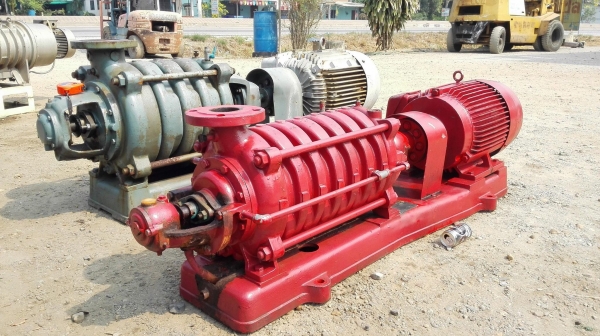 ปั้มส่งน้ำแรงดันสูงญี่ปุ่นมัลติสเตจแบบหลายใบพัด EBARA &amp; TERAL JAPAN เก่าญี่ปุ่นสดนอก ไฟนอก 200V 3 สาย ไม่เคยใช้ในไทย