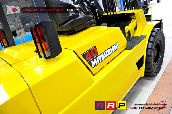 ขายรถโฟล์คลิฟท์มือสอง MITSUBISHI รุ่น FD40-F19A-51938 นำเข้าจากประเทศญี่ปุ่น 100\% ไม่เคยใช้งานในไทย