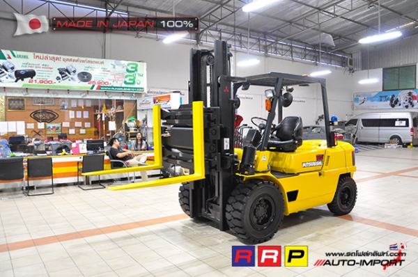 ขายรถโฟล์คลิฟท์มือสอง MITSUBISHI รุ่น FD40-F19A-51938 นำเข้าจากประเทศญี่ปุ่น 100\% ไม่เคยใช้งานในไทย