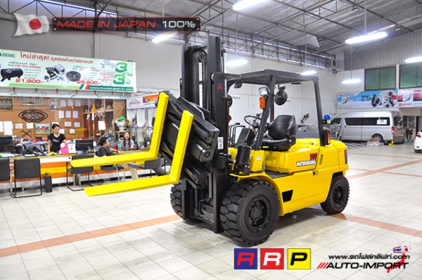 ขายรถโฟล์คลิฟท์มือสอง MITSUBISHI รุ่น FD40-F19A-51938 นำเข้าจากประเทศญี่ปุ่น 100\% ไม่เคยใช้งานในไทย