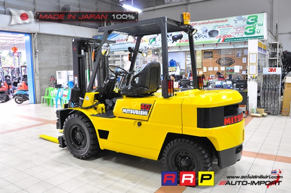 ขายรถโฟล์คลิฟท์มือสอง MITSUBISHI รุ่น FD40-F19A-51938 นำเข้าจากประเทศญี่ปุ่น 100\% ไม่เคยใช้งานในไทย