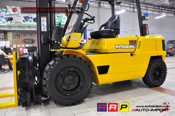 ขายรถโฟล์คลิฟท์มือสอง MITSUBISHI รุ่น FD40-F19A-51938 นำเข้าจากประเทศญี่ปุ่น 100\% ไม่เคยใช้งานในไทย