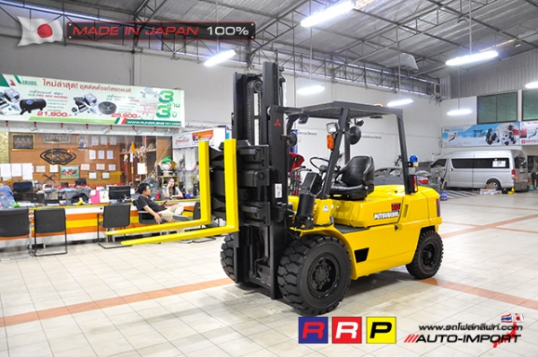 ขายรถโฟล์คลิฟท์มือสอง MITSUBISHI รุ่น FD40-F19A-51938 นำเข้าจากประเทศญี่ปุ่น 100\% ไม่เคยใช้งานในไทย