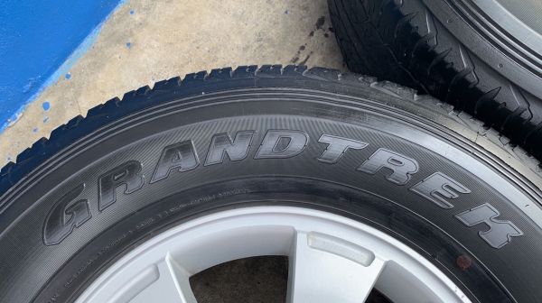 ล้อแม็ก Mitsu Triton Plus 6รู139 ขอบ 16 พร้อมยาง 255-70-16 Dunlop ปี13 แม็กเดิมๆ ดอกยางหนา