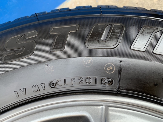 ล้อแม็ก ISUZU D-MAX X-Series ขอบ 16 สีรมดำแท้ พร้อมยางป้ายแดง Bridgestone 245-70-16 ปี 18 แม็กสวย ดอกยางเต็มๆ มีตุ่ม