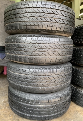 ล้อแม็ก 6รู139 TAM ขอบ 17 สีบอร์นเงิน พร้อมยาง 265-65-17 Maxxis ปลายปี 15