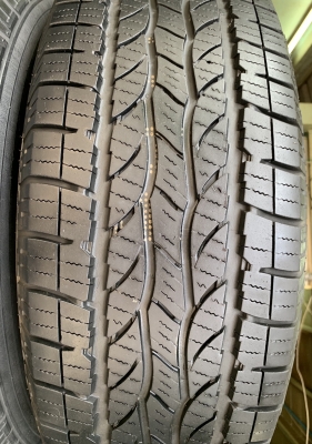 ล้อแม็ก 6รู139 TAM ขอบ 17 สีบอร์นเงิน พร้อมยาง 265-65-17 Maxxis ปลายปี 15