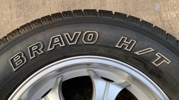 ล้อแม็ก 6รู139 TAM ขอบ 17 สีบอร์นเงิน พร้อมยาง 265-65-17 Maxxis ปลายปี 15