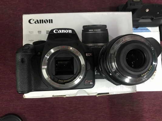 ขายกล้องDSLR CANON EOS Kiss x3(500D)เลนส์EFS 17-85สวยๆใช้งานปกติ อุปกรณ์ครบ อยู่ห้วยขวาง กทม.ขายถูกราคา 7,500บาท โทร:0815818666 ปรีชา ไลน์ไอดี : CHAMAHA