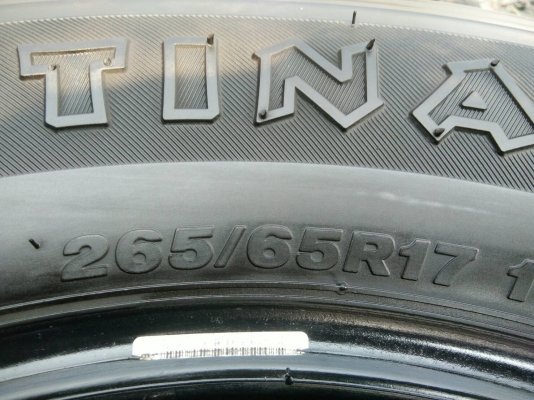 ขายยาง 265/65R17 ไฟร์สโตน ปี18 ดอกยางหนาเต็มสวยเท่ากันทุกเส้น ชุดละ 5900 บาท พร้อมใส่ ถ่วง ฟรี ขายยาง 265/65R17 ไฟร์สโตน ปี18 ดอกยางหนาเต็มสวยเท่ากันทุกเส้น ชุดละ 5900 บาท พร้อมใส่ ถ่วง ฟรี