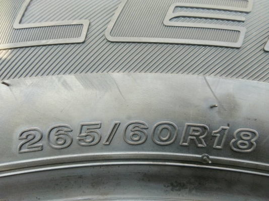 ขายยางใหม่ 265/60R18 บริดจสโตน ปลายปี18 ชุดละ 17900 บาท พร้อมใส่ ถ่วง ฟรี ขายยางใหม่ 265/60R18 บริดจสโตน ปลายปี18 ชุดละ 17900 บาท พร้อมใส่ ถ่วง ฟรี