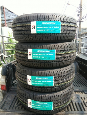 ขายยางใหม่ 265/60R18 บริดจสโตน ปลายปี18 ชุดละ 17900 บาท พร้อมใส่ ถ่วง ฟรี