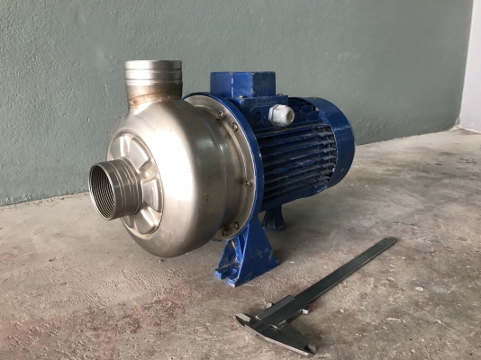 ขายปั้มน้ำหอยโข่งหัวปั้มสแตนเลส Ebara 2HP. 380V รุ่นเน้นปริมาณน้ำ สภาพสวย ขนาดเข้า 2นิ้ว ออก 2นิ้ว สภาพสวยมาก วิ่งนิ่ม พร้อมใช้งาน