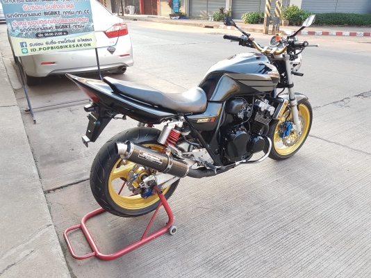 ขาย HONDA CB400 TECH1ท้ายแต่งTECH3 ท่อแต่ง จานดิสเเต่ง ปั๊มบนแต่ง ไล่น็อตทองทั้งคัน อินวอยส์ สรรพสาม